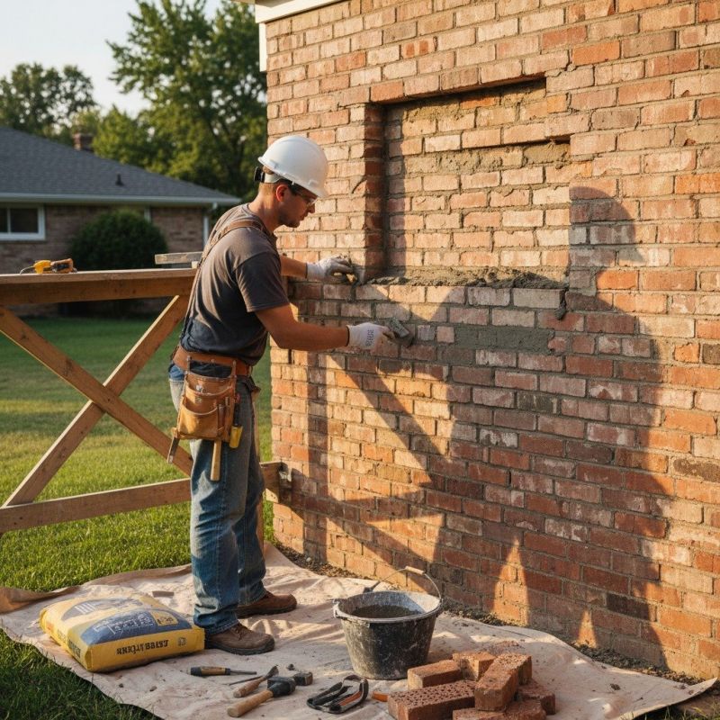 Local Home Brick Repair pros at work